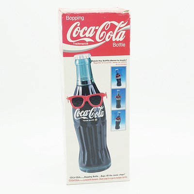 New Old Stock Coke Bopping Coca Cola Bottle 1991